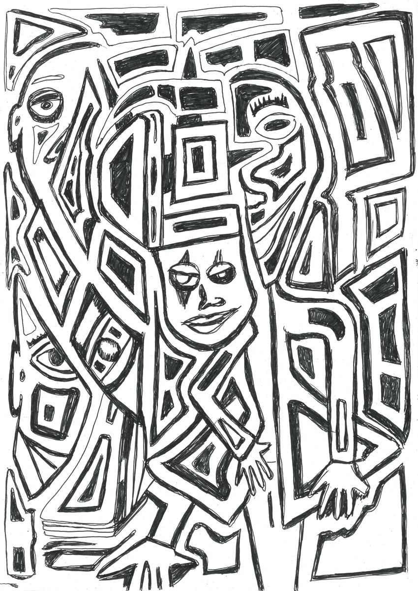 Labyrinth, a painting by Yale Freedman