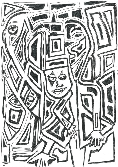 Labyrinth, a painting by Yale Freedman