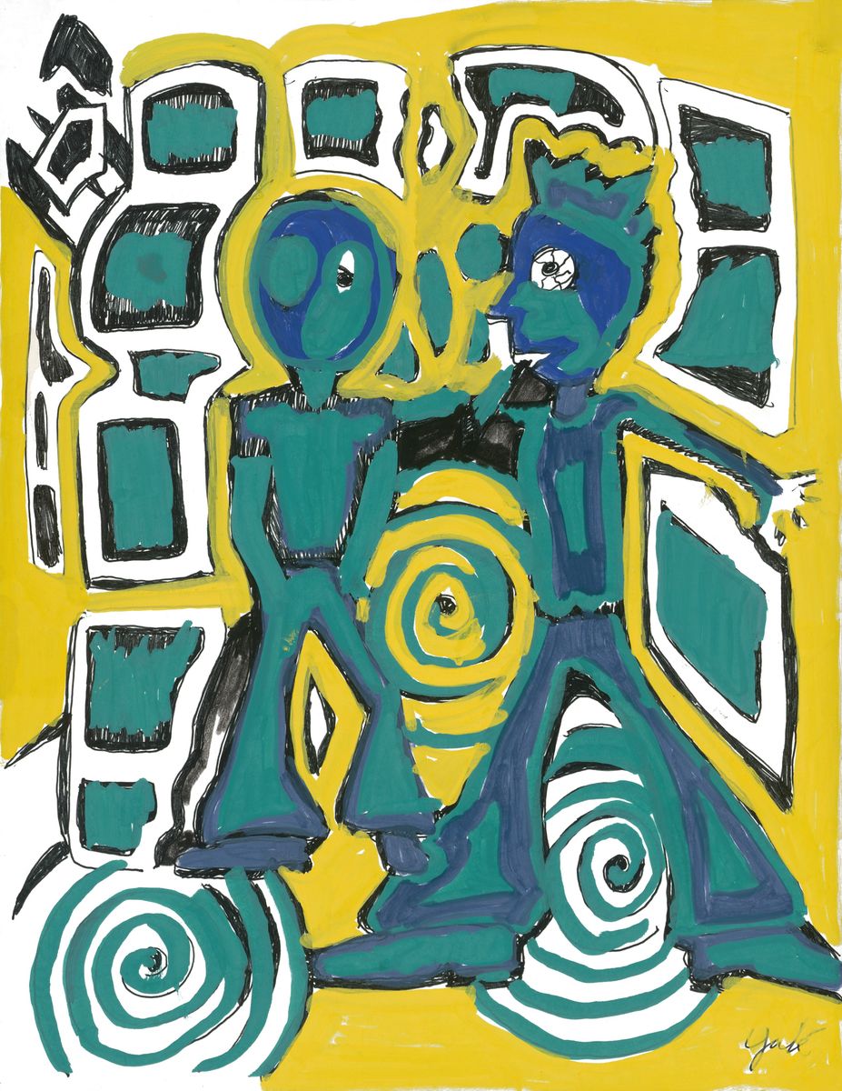 Spiral Dance, a painting by Yale Freedman