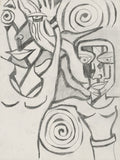 Whisper, a drawing by Yale Freedman