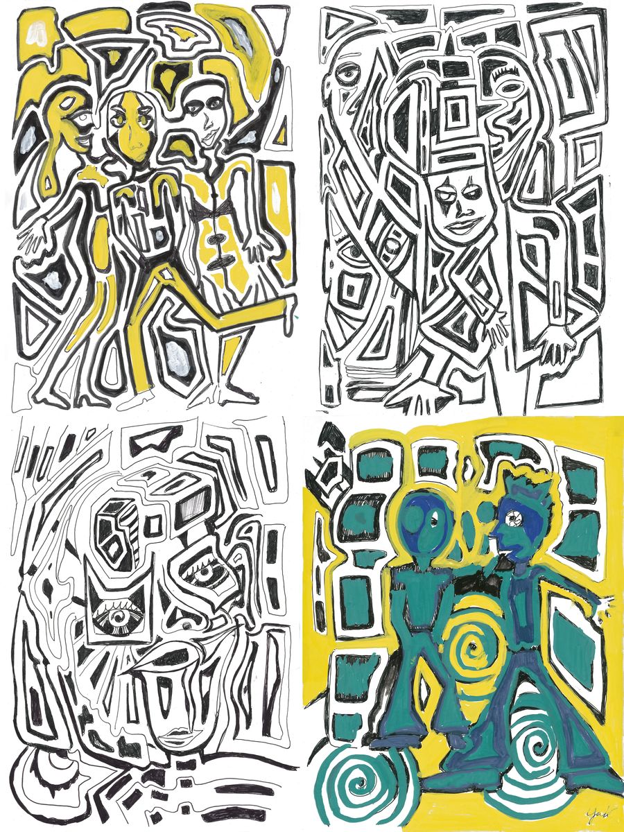 Yellow Reservoir, a limited-edition composition by Yale Freedman